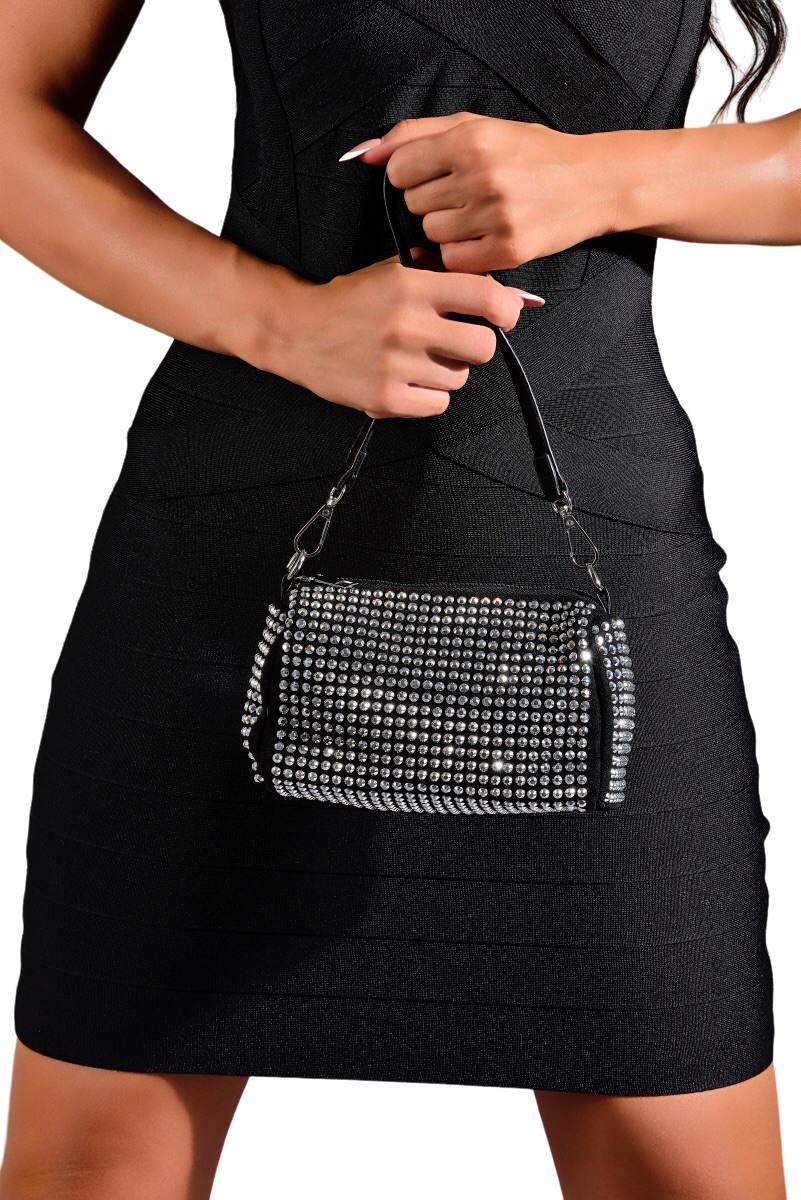 Studs Silver-Black Bag | Ασημί-μαύρη τσάντα Tricks