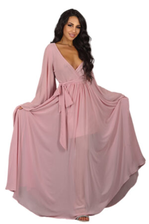 Cruise Pink Maxi Dress | Ροζ Μάξι Φόρεμα Cruise