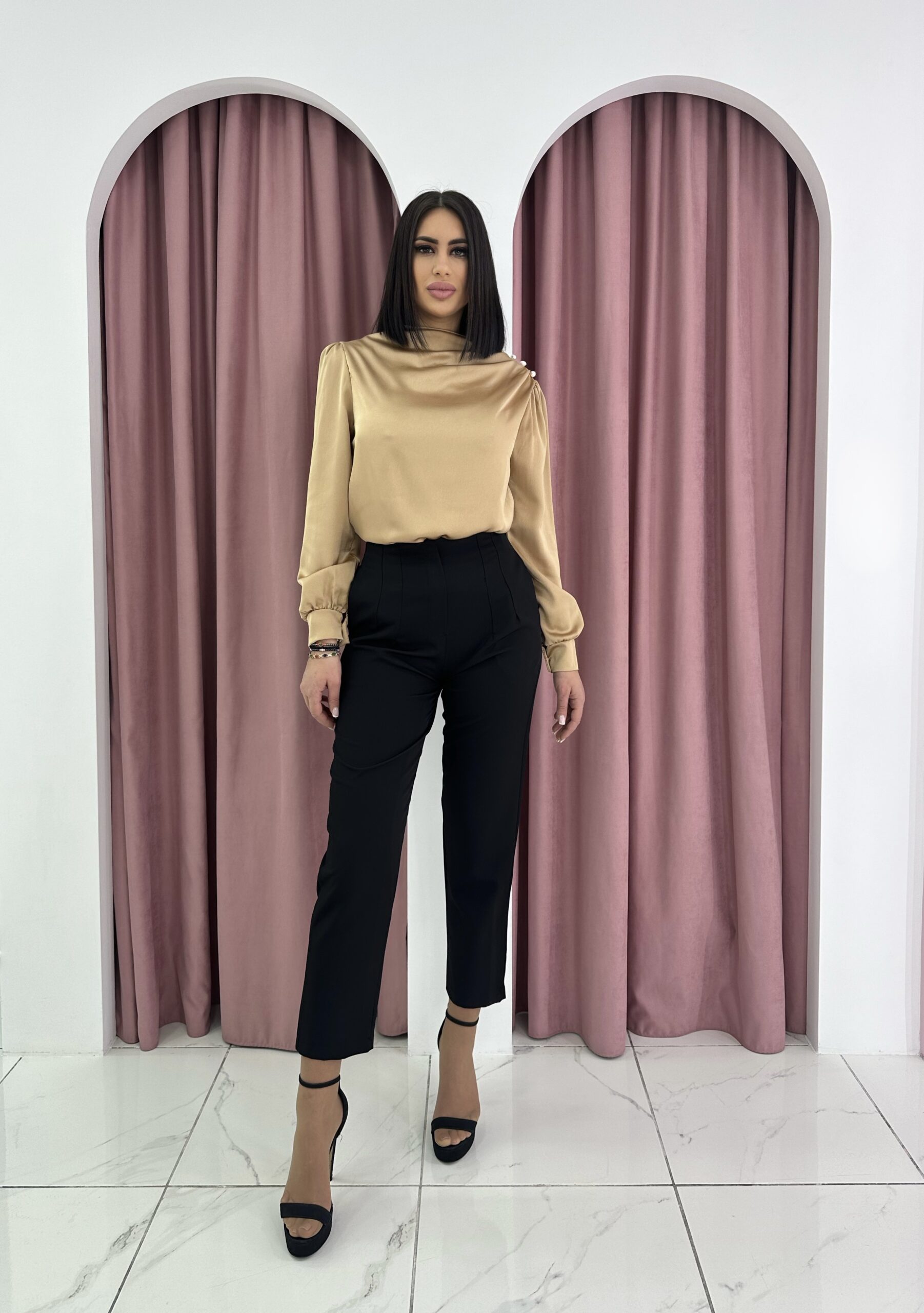 High Waisted Black Pants