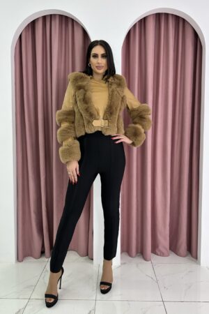 Camel Fur Jacket