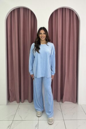 Casual Baby Blue Set