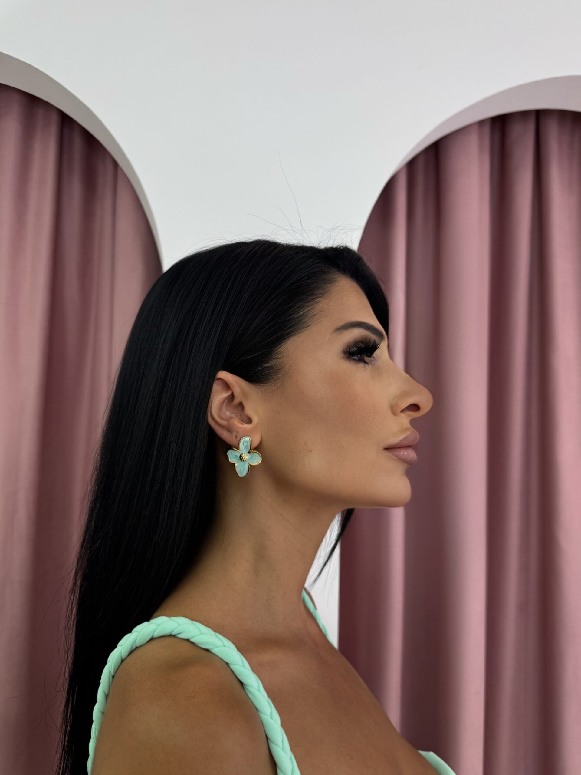 Green Earrings