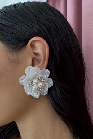 Perl Flower Earrings