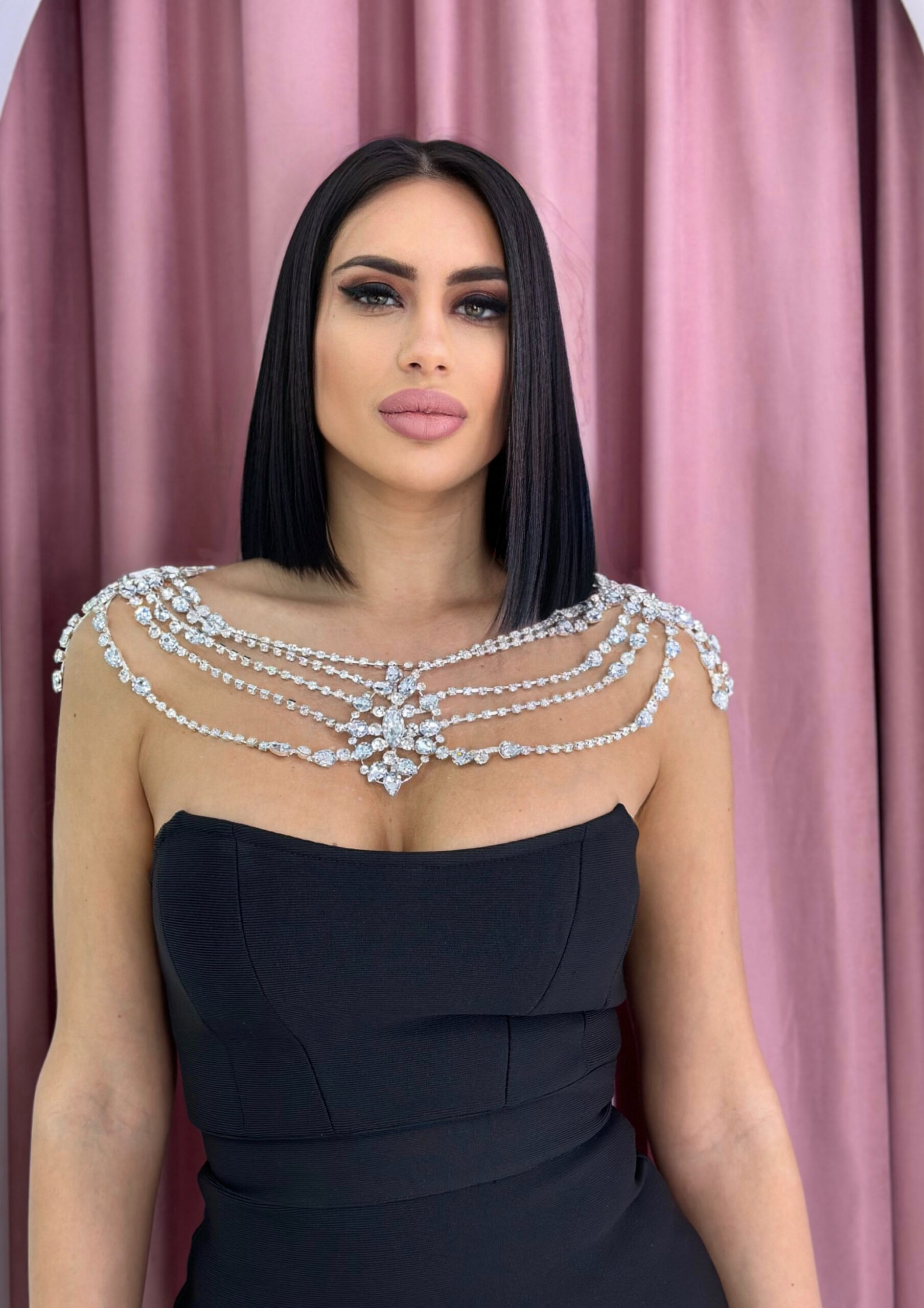 Crystal Shoulder Necklace