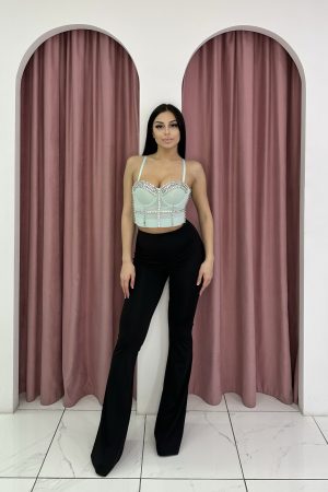 Green Mint Corset Top